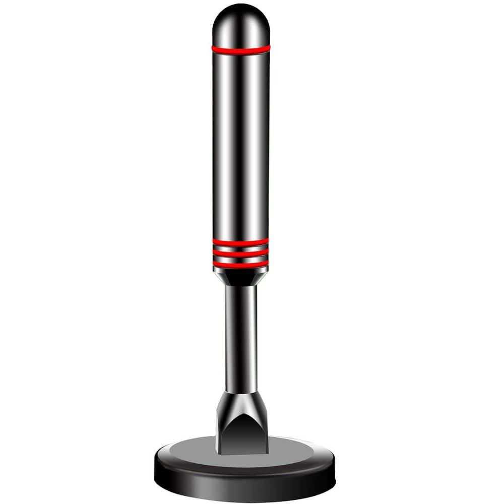 TV Antenna Indoor for Smart TV 2025 HD Antennas Strong Magnetic Base 360° Long Range Reception Black and Red price history on PriceWatchPro