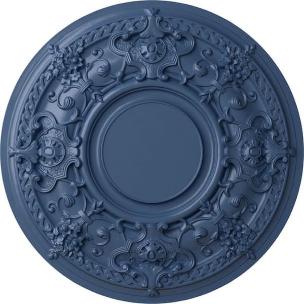 Ekena Millwork 32-3/4" x 2-1/2" Jackson Urethane Ceiling (Fits Canopies up to 13-1/2"), Hand-Painted Americana