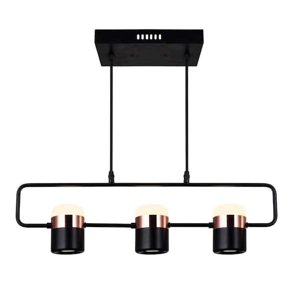 CWI Lighting Moxie LED Pool Table Light With Black Finish