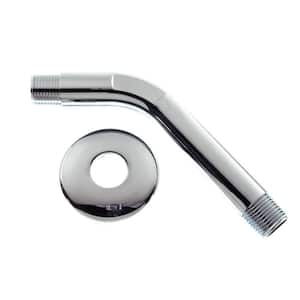 6 in. Shower Arm with Flange in Chrome