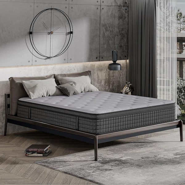 Queen Medium Memory Foam12 in. Bed-in-a-Box Mattress with Single Pocket Springs, Edge Support, Motion Isolation