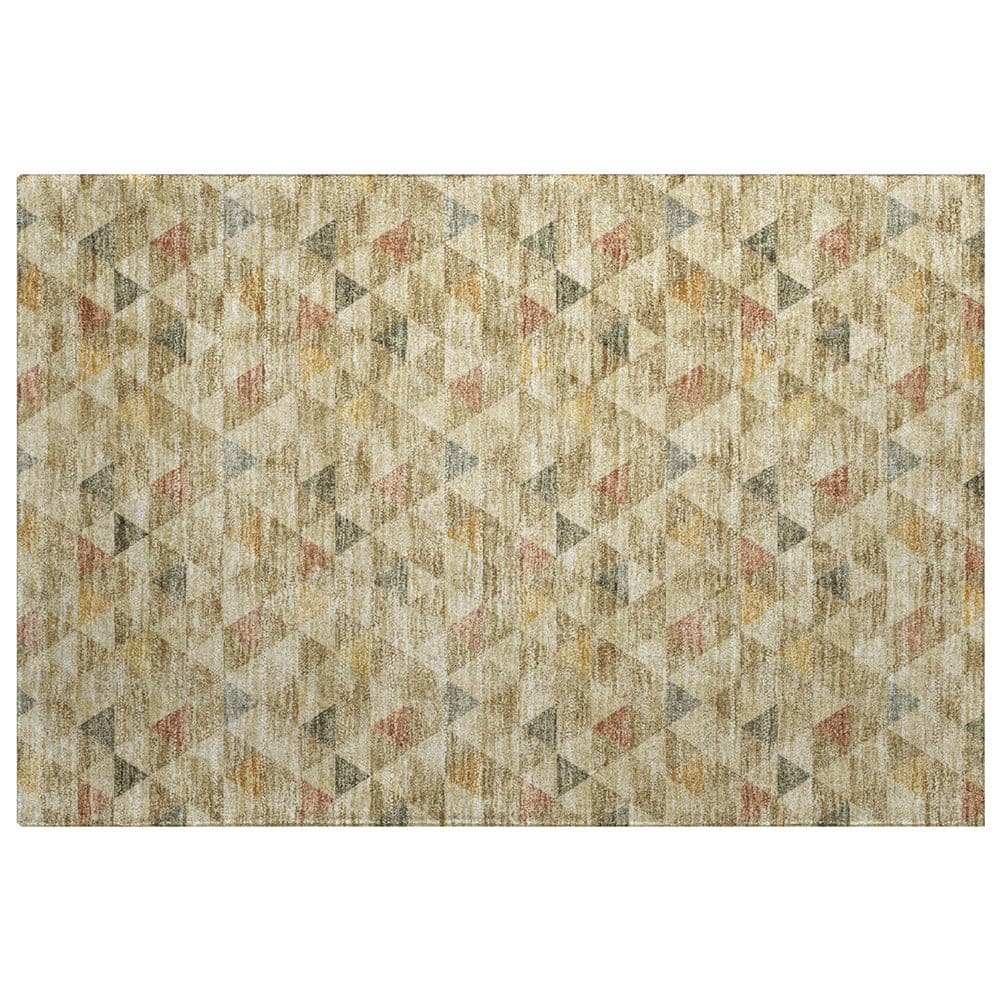 Dream Shag Premium Machine Washable Abstract ADS612 Beige 2 ft. x 3 ft. Accent Rug price history on PriceWatchPro