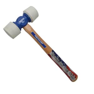 24 oz. White Tip Rubber Mallet with 14 in. Hardwood Handle