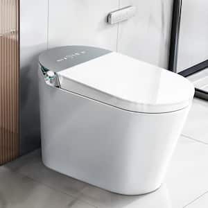 Smart Toilet With Bidet 1.28 GPF Auto Dual Flush U-Shap Bowl Seat Toilet with Remote Control