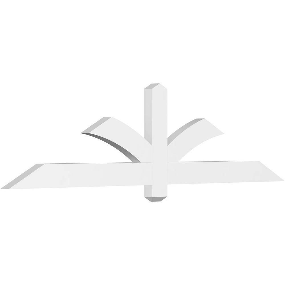 72 in. W x 18 in. H x 2 in. D x 4 in. F, 6/12 Pitch, Redmond Signature Urethane Gable Bracket, Primed Tan price history on PriceWatchPro