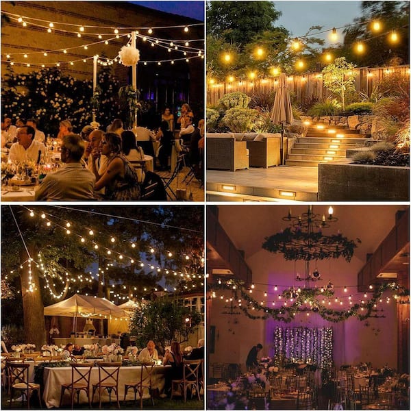 15-Light 48 ft. Outdoor Plug-in Integrated LED S14 Novelty String-Light Hanging Patio Light for Home Decor (1-Pack) TX-S14-15D-48F