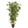 Nearly Natural 57 In. Indoor/Outdoor Bamboo Artificial Tree 9135 - The ...