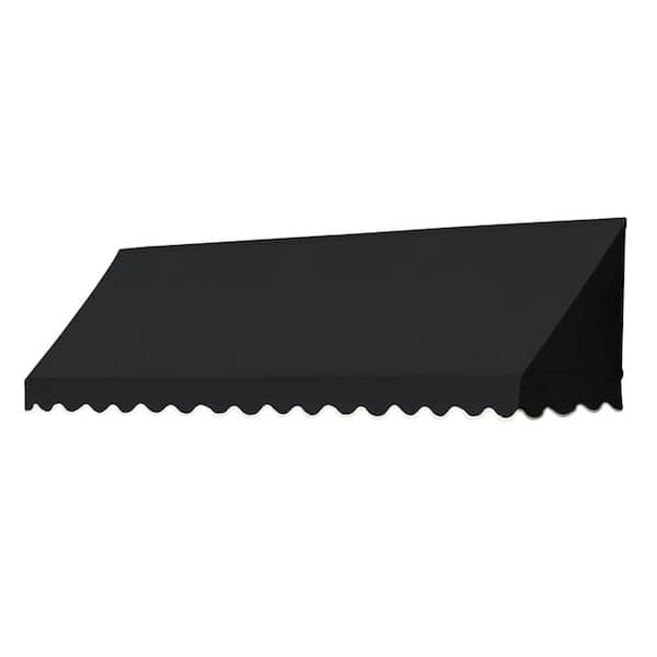 Awnings in a Box 8 ft. Traditional Manually Retractable Awning (26.5 in. Projection) in Ebony