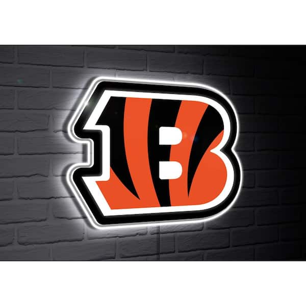 Evergreen Cincinnati Bengals Team Logo Shaped Plug in LED Lighted Sign