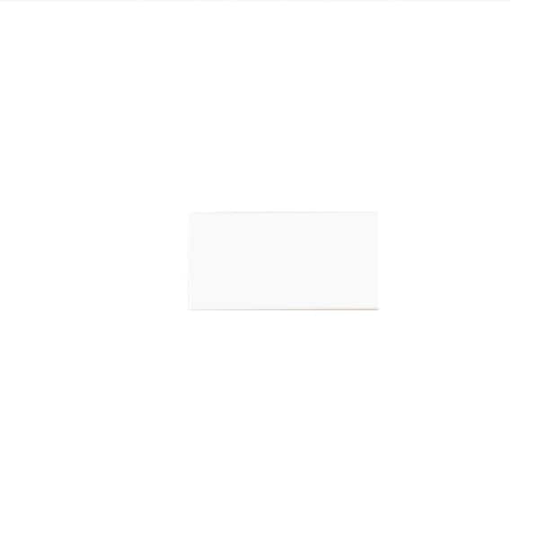 Take Home Tile Sample - Gloss White 2.5 in. x 5 in. Ceramic Wall Tile Sample