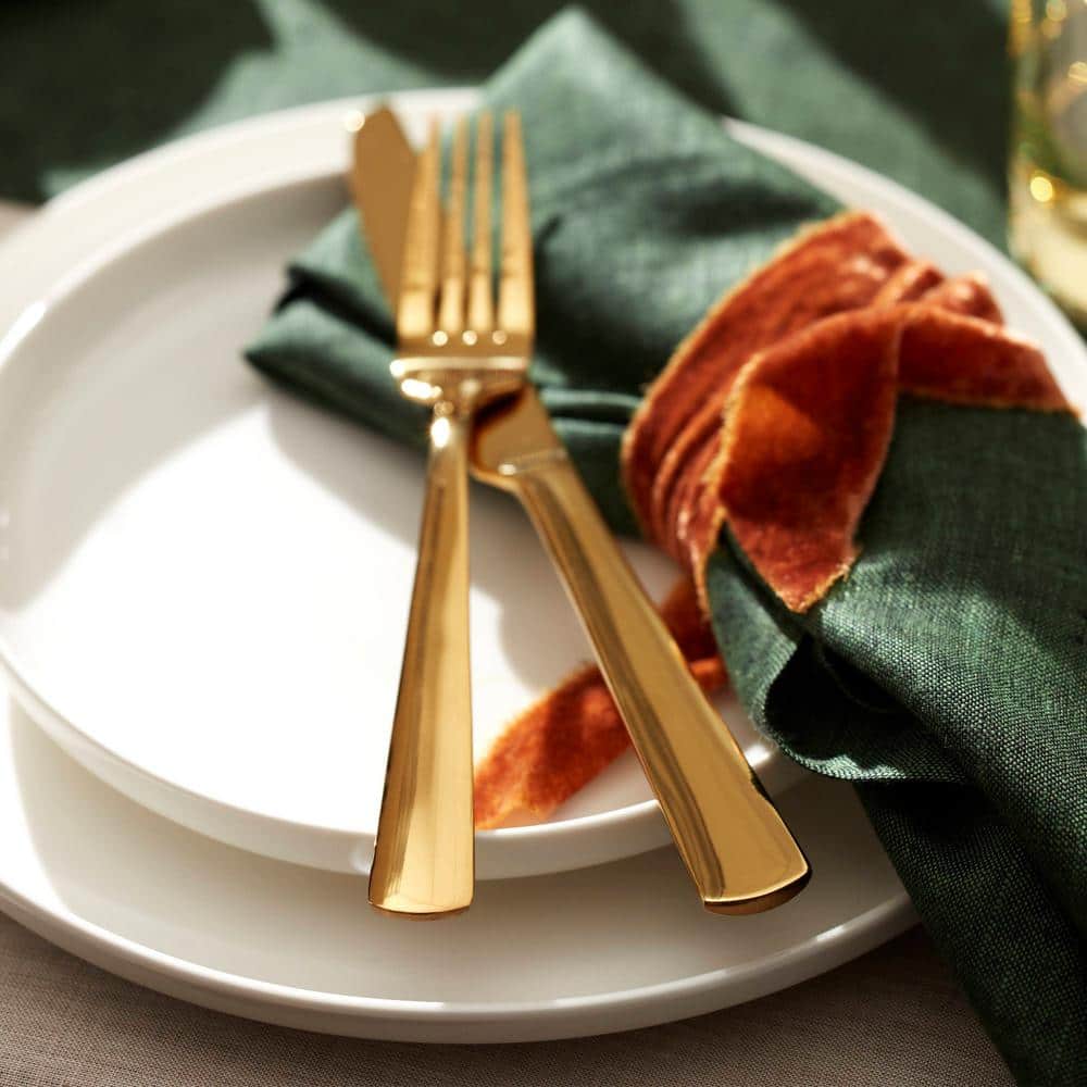 White Porcelain 12-Piece Dinnerware Set for Four