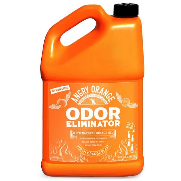 ANGRY ORANGE Pre-Mix 1 Gal. Pet Odor Eliminator and Deodorizer, Fresh Orange Blast Scent