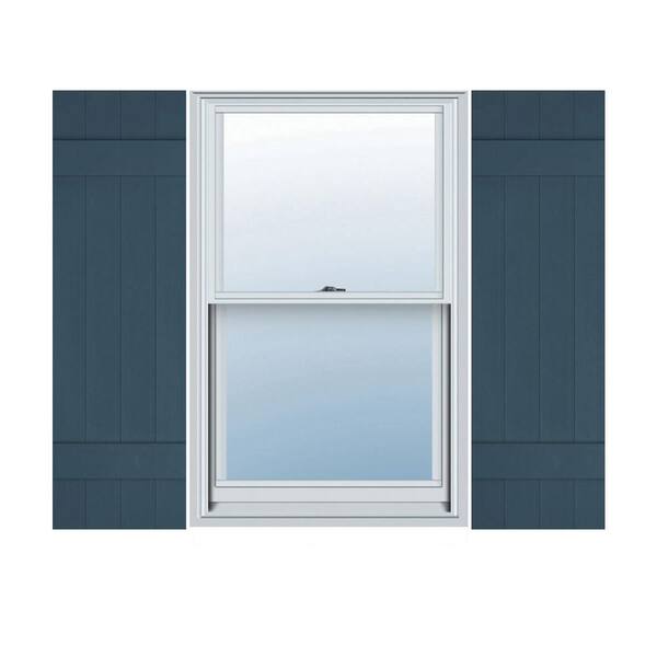 Builders Edge 14 in. W x 51 in. H Vinyl Exterior Joined Board and ...