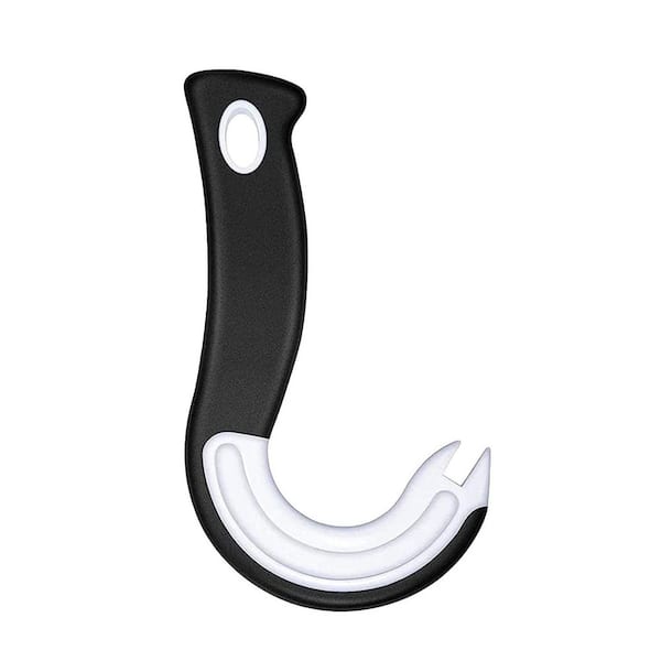 J-Shaped Opener Tool for Ring Pull Cans, Jar Lids, Bottle Caps with Easy Grip for Seniors and Arthritis Hands 1-Pack
