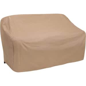 84 in. D x 35 in. W x 35 in. H Large Tan Utility Weatherproof Slip Cover