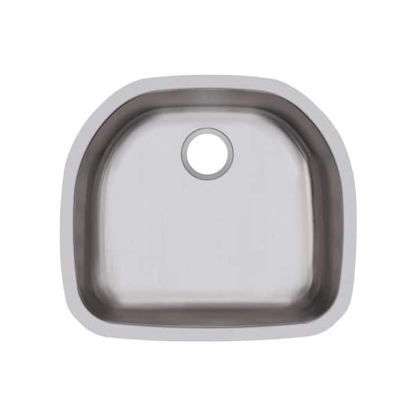 Elkay Dayton Undermount Stainless Steel 24 in. Single Bowl Kitchen Sink