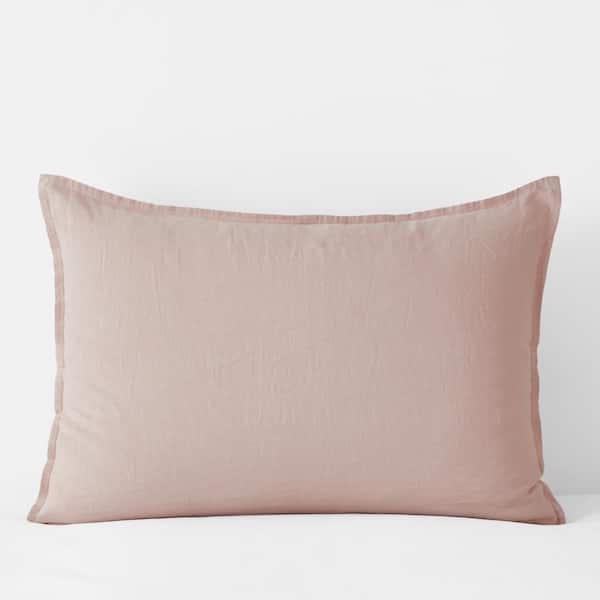 The Company Store Legends Hotel Rose Washed Linen King Sham