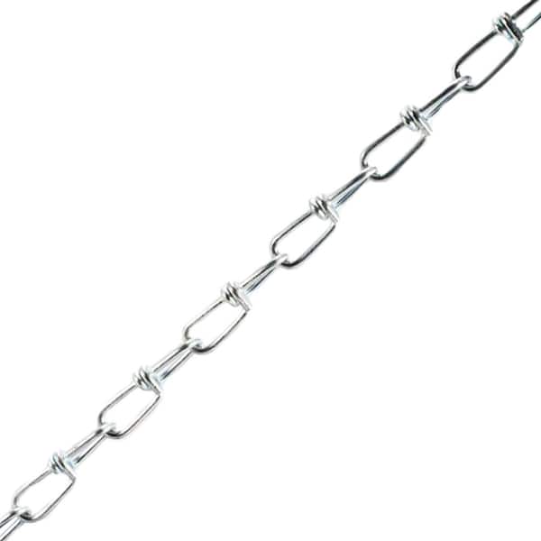 Everbilt #2 x 1 ft. Steel Double Loop Chain