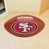 FANMATS NFL San Francisco 49ers Photorealistic 20.5 in. x 32.5 in Football  Mat 5835 - The Home Depot