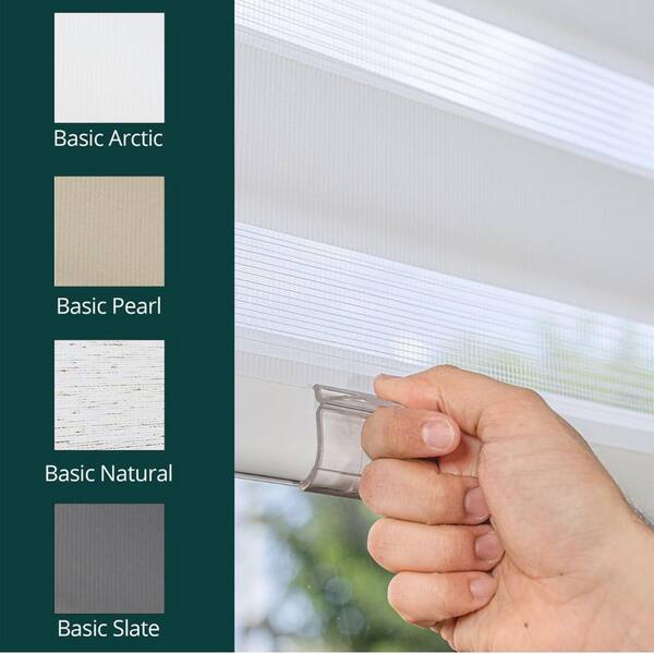 Chicology Basic Arctic Cordless Cut-to-Width Light Filtering