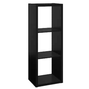 ClosetMaid 30 in. H x 43.82 in. W x 13.50 in. D Black Wood Large 6 ...