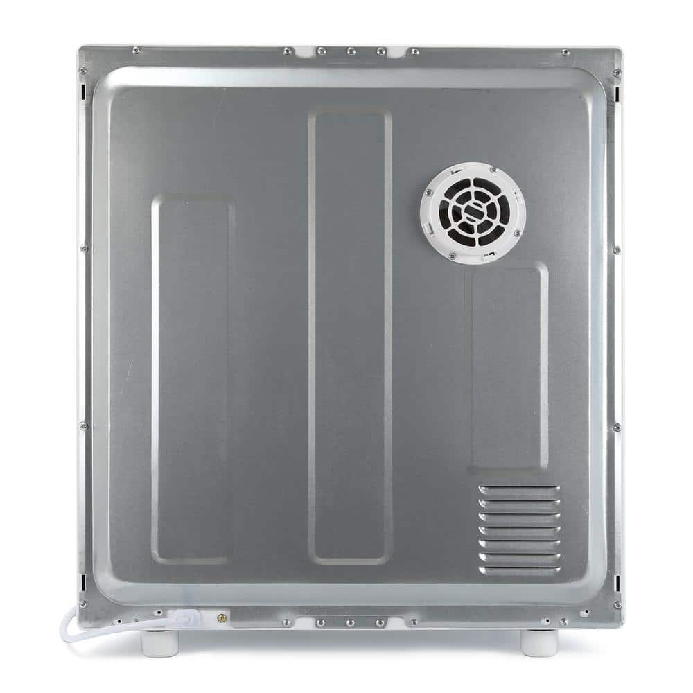 White Portable Front Loading Dryer with Moisture Sensing for RV