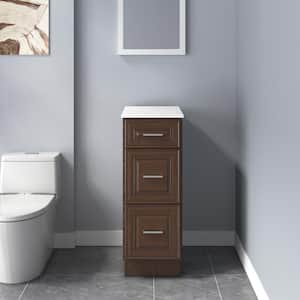 Rockport 12 in. W x 21 in. D x 34.5 in. H Ready to Assemble Bath Vanity Cabinet without Top in Cameo Scotch