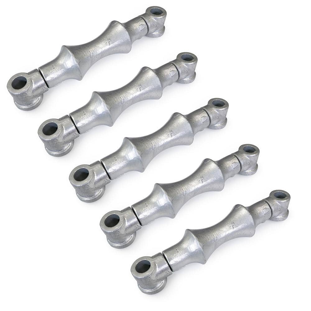 5 in. Galvanized Steel Hot Dipped Double Rod Pipe Roller with Sockets (5-Pack) price history on PriceWatchPro