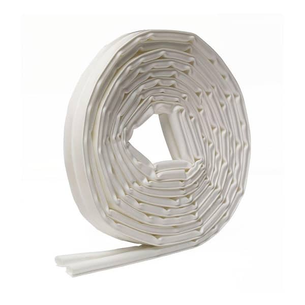 3/8 in. x 5/16 in. x 20 ft. White Weatherseal