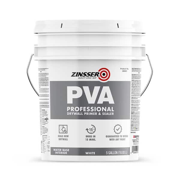 5 Gal. PVA Professional White Water-Based Interior Primer and Sealer