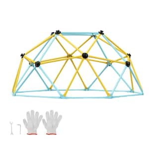 Climbing Dome, Jungle Gym Supports 600 lbs. and Easy Assembly, 6 ft. Geometric Dome Climber Play Center, Multi-Colored