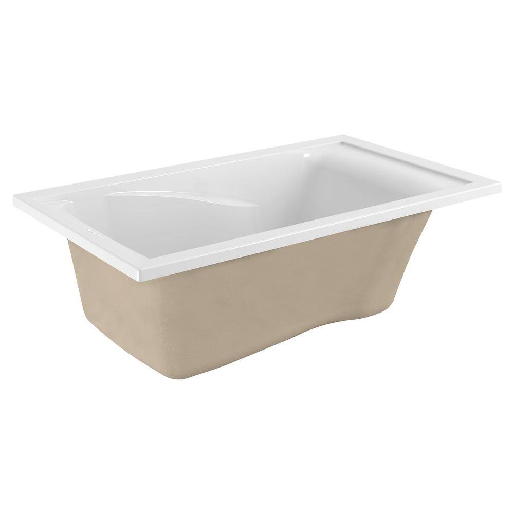American Standard White Acrylic Drop-In Deep Soak Bathtub