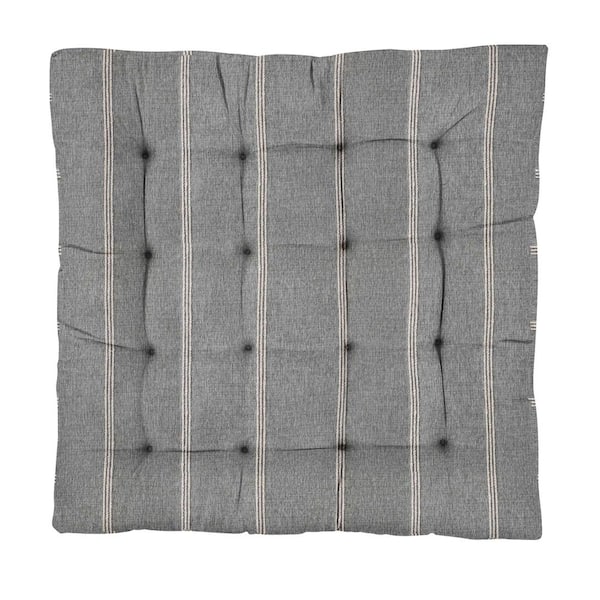 SORRA HOME Sorra Home 40 x 40 x 5 Deep Seating Outdoor Floor Cushion in Sunbrella Lengthen Stone