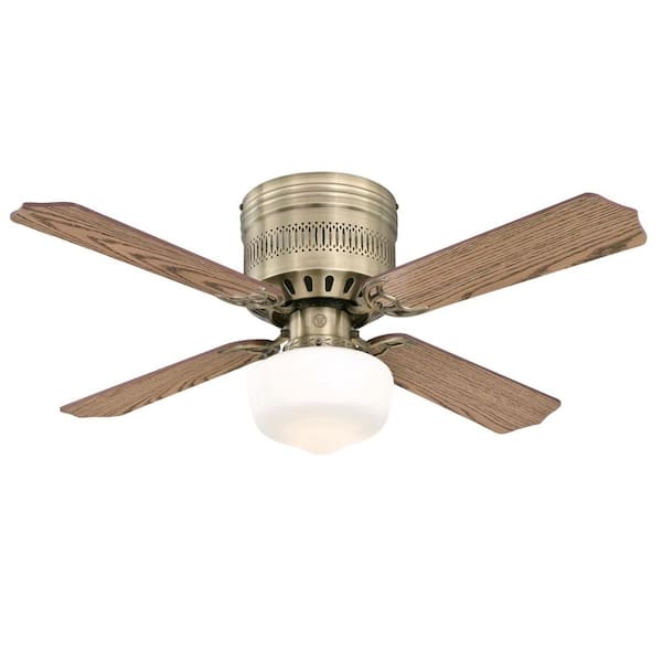 Casanova Supreme 42 in. LED Antique Brass Ceiling Fan with Light Kit
