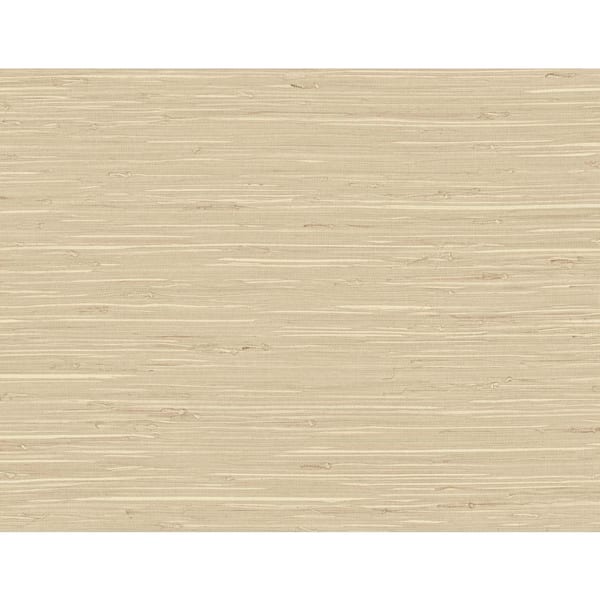 DuPont 60.75 sq. ft. Tedlar Light Pine Marion Faux Arrowroot High Performance Vinyl Unpasted Wallpaper Roll