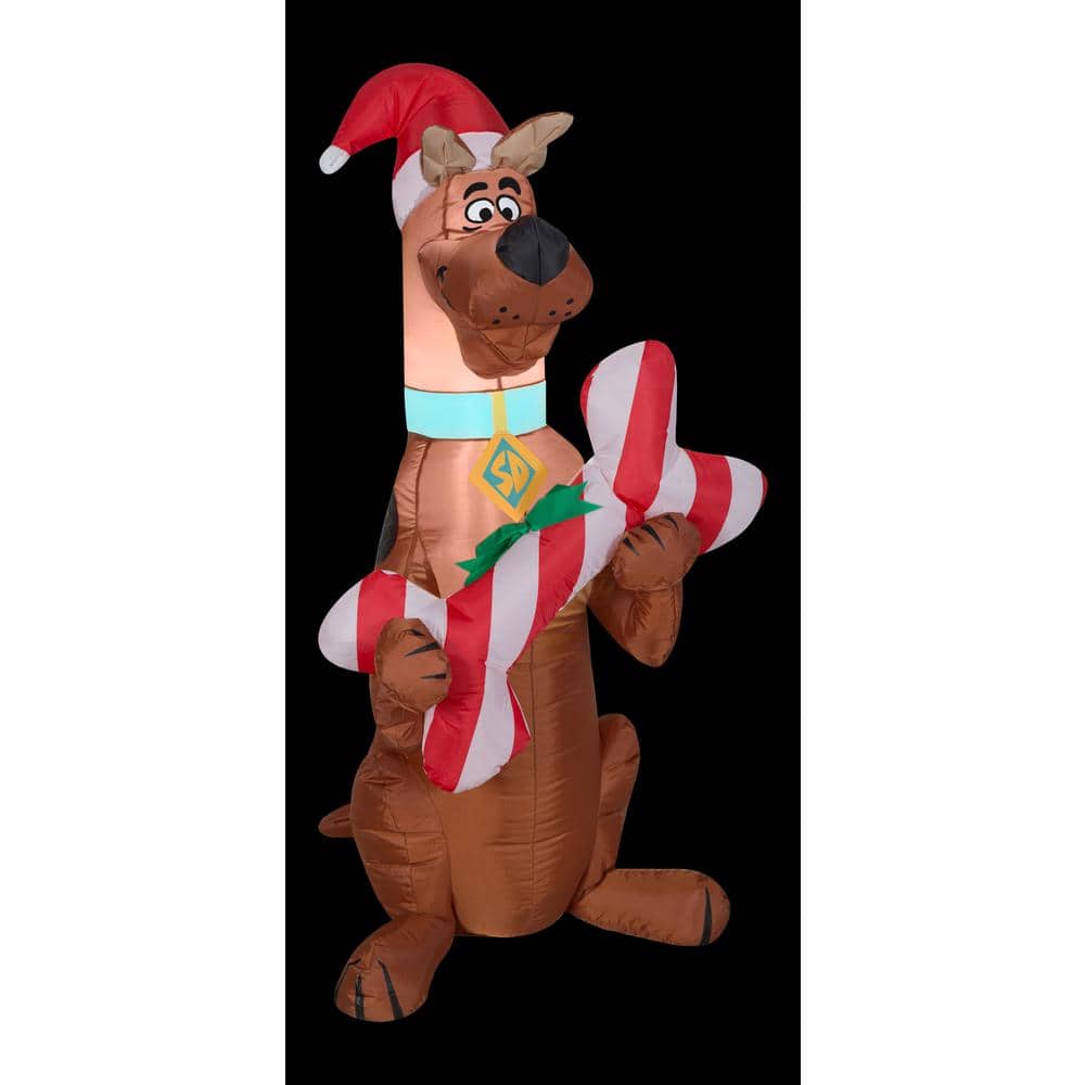 3.5 ft. Inflatable Christmas Scooby with Bone