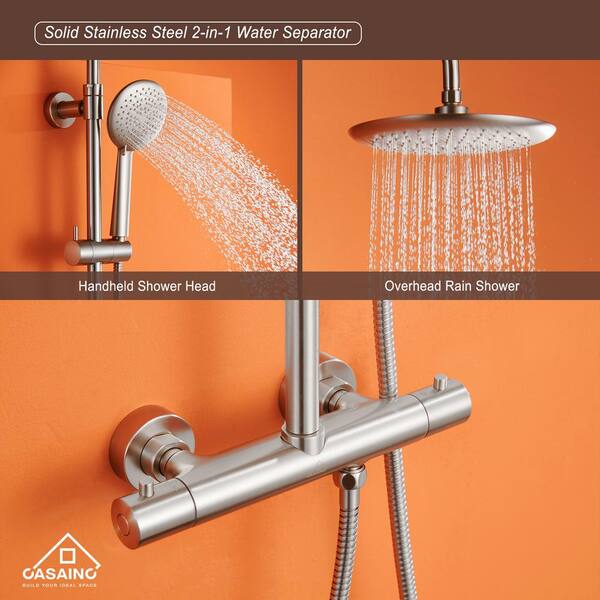 SHOWER JET Rainfall-shower 9.5" 