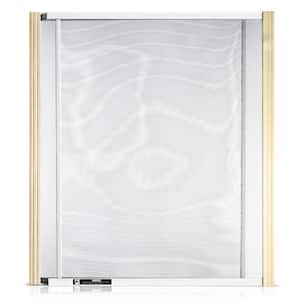 37 in. x 24 in. Clear Wood Adjustable Wood Frame Quick Slide Window Screen (Pack of 12)