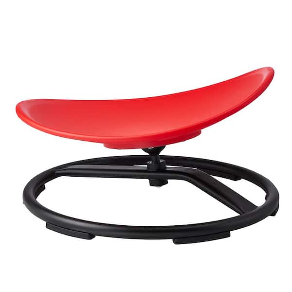 Kids Swivel Chair, 220 lbs. Capacity, Sensory Spinning Chair, Autistic Kids Sensory Toy Chair, Red