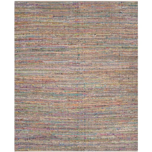 SAFAVIEH Nantucket Beige 8 ft. x 10 ft. Striped Area Rug