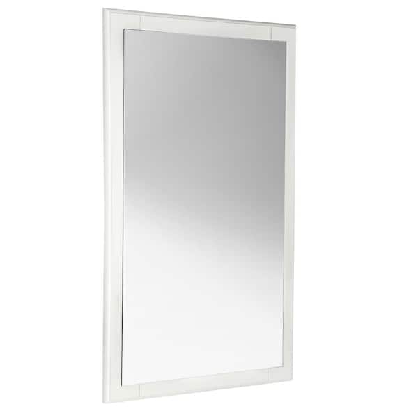 Fresca Oxford 20.00 in. W x 32.00 in. H Framed Rectangular Bathroom Vanity Mirror in Antique White
