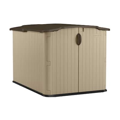 4 Ft 10 In Resin Storage Shed Bms4900, Outdoor Bike Storage Shed Plastic