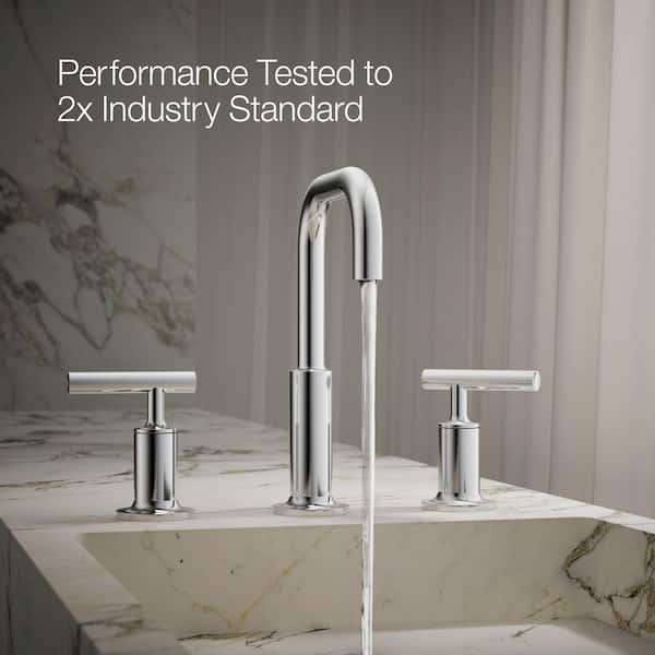 Reviews for KOHLER Purist 8 in. Widespread 2-Handle Low-Arc Water