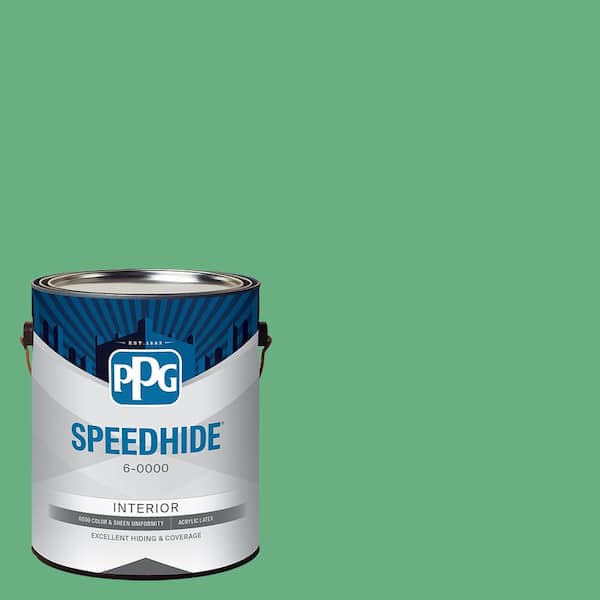 1 gal. PPG1226-5 Garden Mint Semi-Gloss Interior Paint