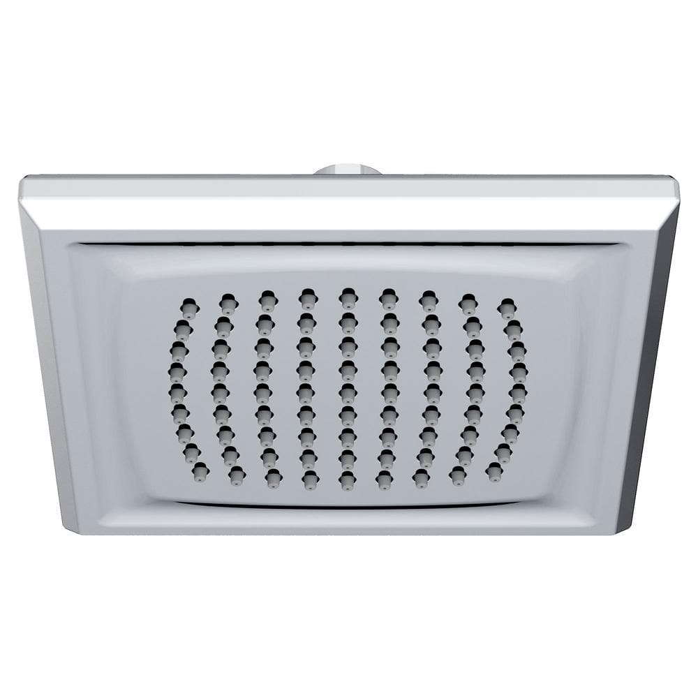 Polished Chrome Square Rain Wall Mounted Showerhead