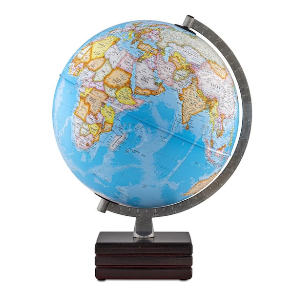 Waypoint Geographic Aviator Plus 18 in. Tall x 12 in. dia. Decorative Desktop World Globe