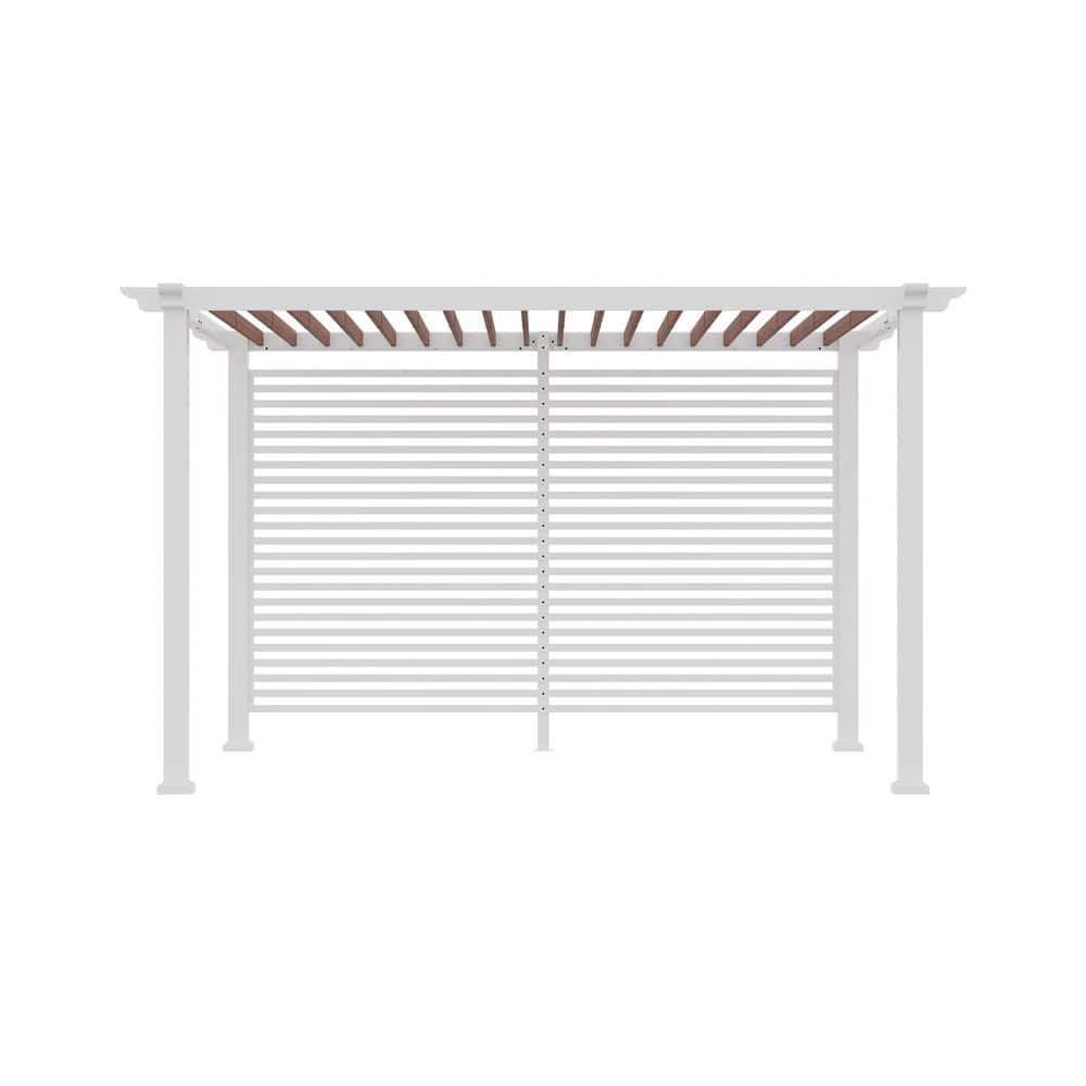 Ultra Series 10 ft. x 12 ft. Open Sky Outdoor Pergola, White Privacy Fence price history on PriceWatchPro