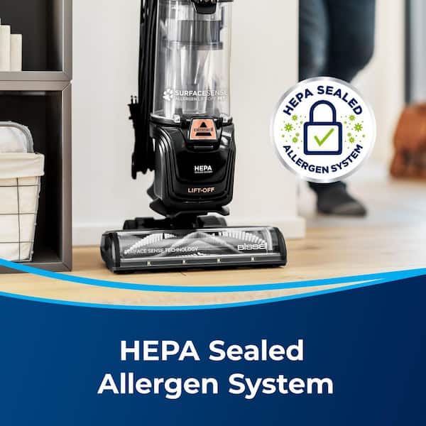 BISSELL SurfaceSense Allergen Pet Lift Off Upright Vacuum 3418