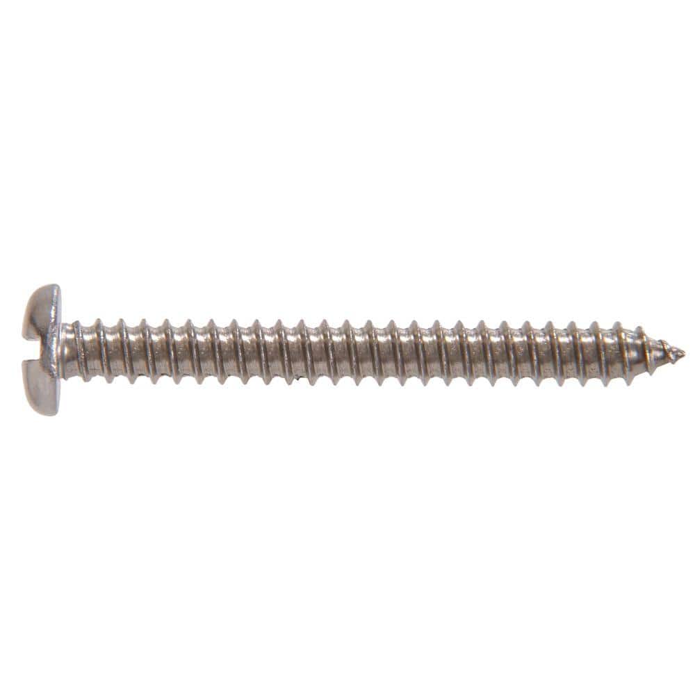 "#8 1-1/2 in. Slotted Pan-Head Sheet Metal Screws (20-Pack)" price history on PriceWatchPro