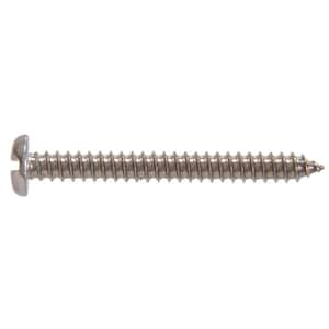 #8 1-1/2 in. Slotted Pan-Head Sheet Metal Screws (20-Pack)